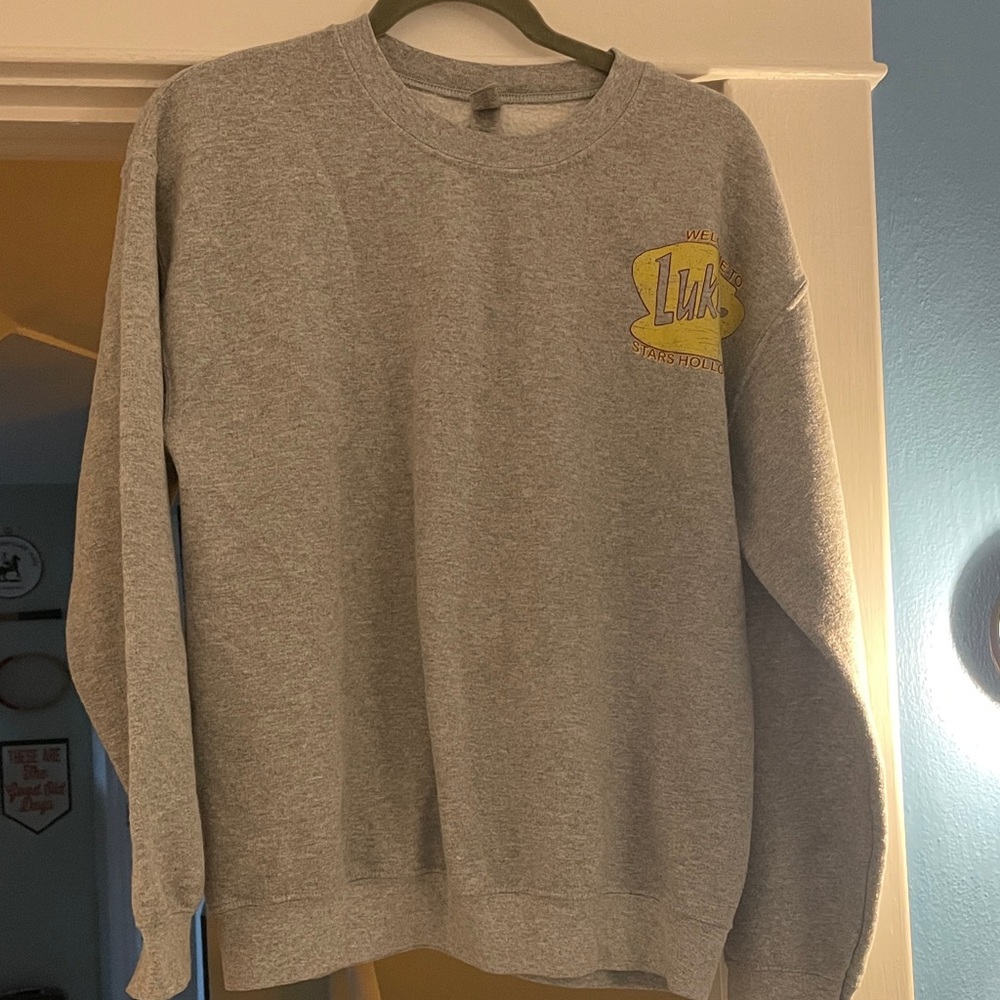 Luke’s Diner Gilmore Girls Gray Crewneck Sweatshirt